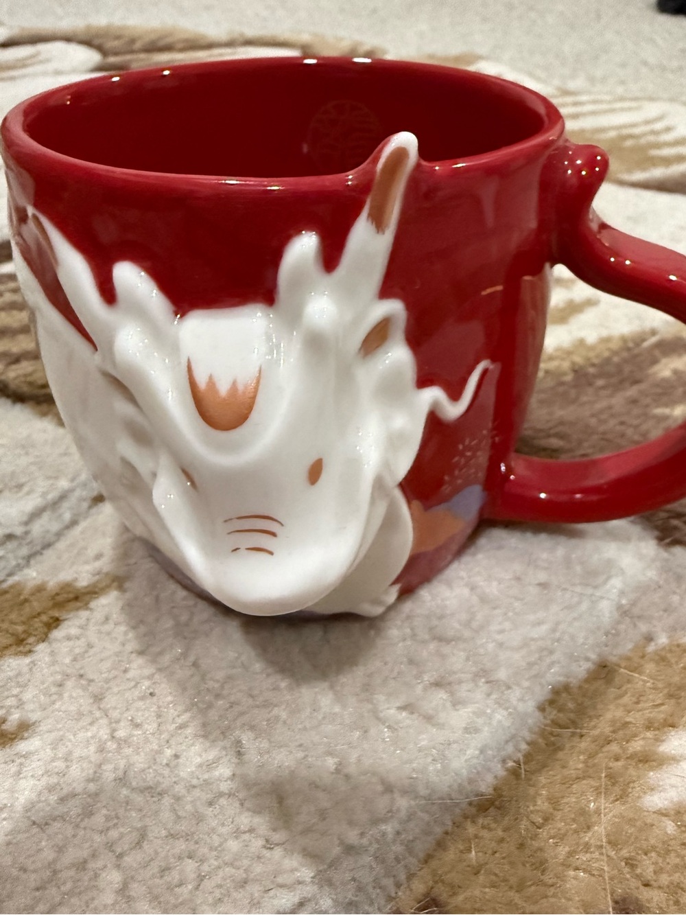 Starbucks New Year 2024 Year of the Dragon collection 3D ceramic mug - Picture 11 of 11